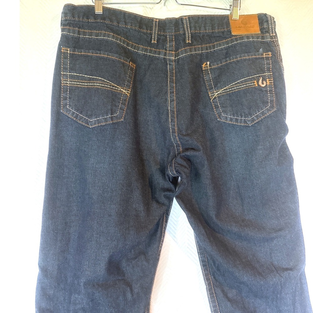 Lapco FR Flame Resistant Work Jeans Mens 42x36 Indigo Blue Denim NFPA 2112 70E - Picture 9 of 10